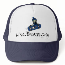 Levande skridskomatrishatt baseball hat