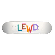 Lewd rolig enfaldig risque rå stygg ordkonst anpassningsbara skateboard