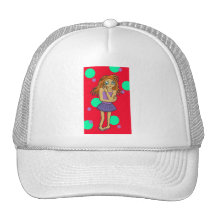 Lexie Animekonstgalleritecken Mesh Kepsar