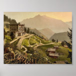 Leysin storslaget hotell, Nand av cantonen, Schwei Affischer