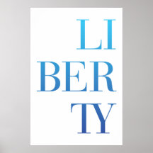LI_BER_TY-affischblått