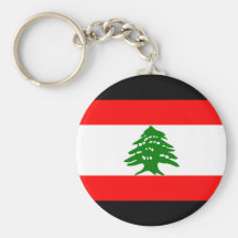 Libanon flagga nyckelring