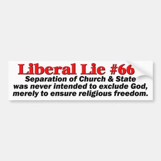 Liberal person ljuger #666 bildekal