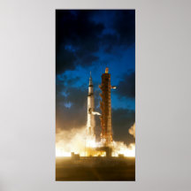 Liftoff för NASA Apollo 4 Print