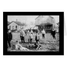 Liga av pojkar i Cleveland, OH 1911 Hälsningskort