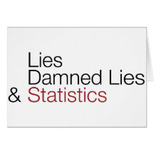 Liggert fördömt liggert & statistik hälsningskort