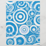 light_blue_retro_circles flygblad designs