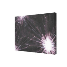Light Explosion Impressão De Canvas Envolvida