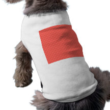 Light orange polka dots dog tshirt