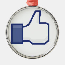 LIK tum för facebook upp Julgranskulor