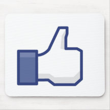 LIK tum för facebook upp Musmattor