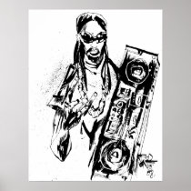 Lil Jon "samarbete av Jim Mahfood och Lil Jon ", affischer
