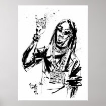 Lil Jon "samarbete av Jim Mahfood och Lil Jon ", affischer