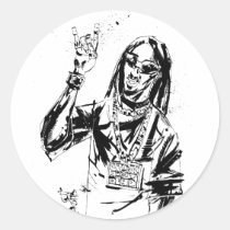 Lil Jon "samarbete av Jim Mahfood och Lil Jon ", klistermärken