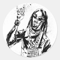 Lil Jon "samarbete av Jim Mahfood och Lil Jon ", klistermärken