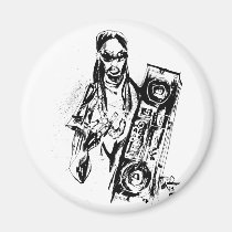 Lil Jon "samarbete av Jim Mahfood och Lil Jon ", magneter