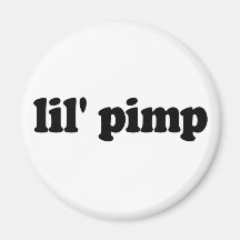 Lil pimp magneter för kylskåp