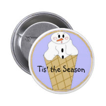 Lil snögubbe Snowcone Knapp