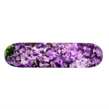 Lila blommor Bush Skate Decks