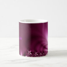 lila blommor kaffe muggar