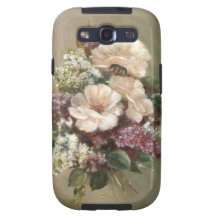 Lila och bukett med rosor samsung galaxy s3 skal