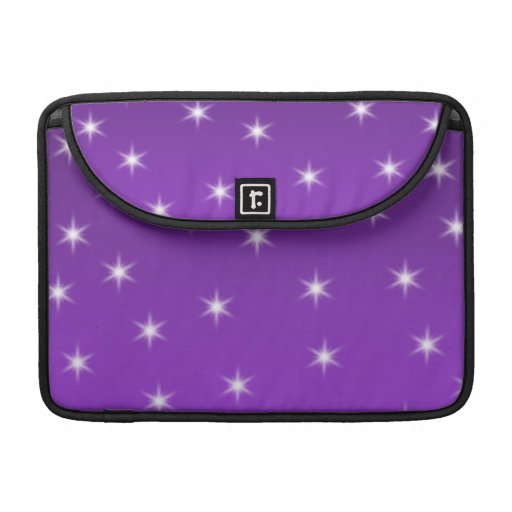 Lila- och vitstjärnor, modell MacBook pro sleeve