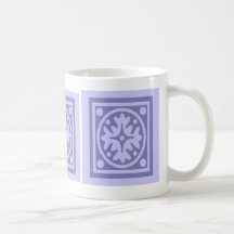 Lilan belägger med tegel kaffe kopp