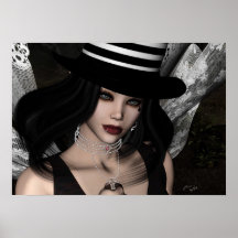 "Lilja" tryck Posters