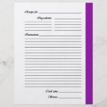 Lilor 2 sid receptsidor flyg blad