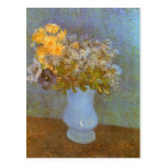 Lilor, daisy och anemoner av Vincent Van Gogh Vykort