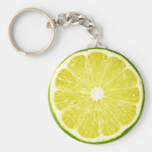 Limefruktskiva Nyckel Ringar
