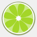 Limefruktskivaklistermärke