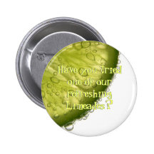 Limefruktskivan bubblar den restaurangUpsell väder Nål