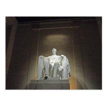 Lincoln minnes- Washington DC 002 Vykort