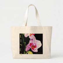 Lindas Orchid hänger lös - skräddarsy ditt eget! Tote Bags
