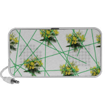 Linjer och blommor mini högtalare