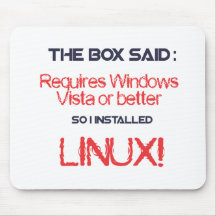 Linuxen är bättre mus matta