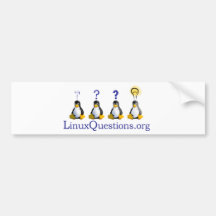 Linuxen ifrågasätter logotypen bildekaler