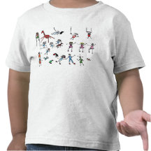 Lite cirkussmåbarnutslagsplats tshirts