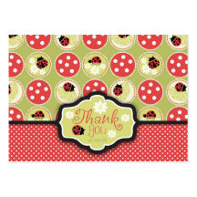 Lite dam TY Notecard Visitkort Mall