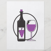 Lite för vin A/som är röd Personliga Flygblad