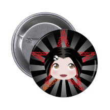 Lite Goth flicka Knappar