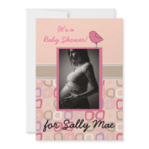 Lite inbjudan för pippifotobaby shower