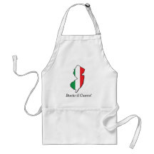 Lite italienkvinna förkläde