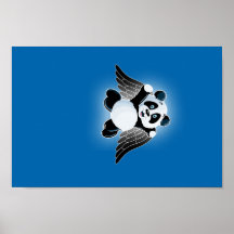 lite pandaängel posters