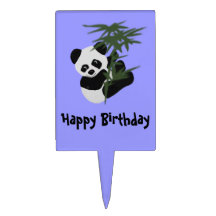 Lite Pandafödelsedagen Cake Pick