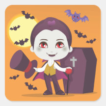Lite räkning Dracula Klistermärken