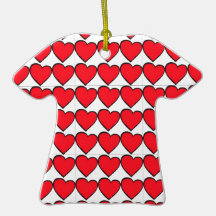 LITE RÖD HEARTS--LOVEKÄRLEK JUL DEKORATIONER