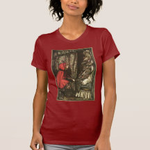 lite röd ridninghuva tee shirts