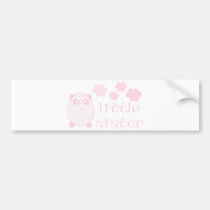 Lite rosa gullig design för systerbebis! bildekaler